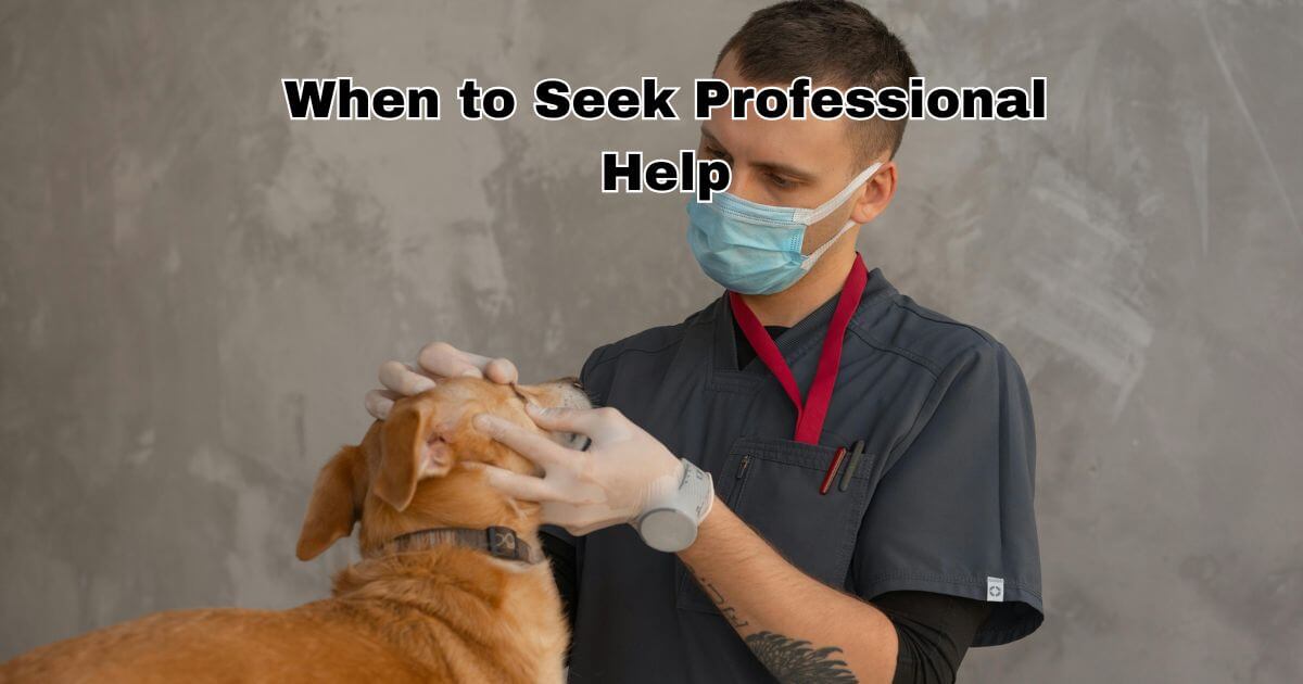 When to Seek Professional Help for Your Dog